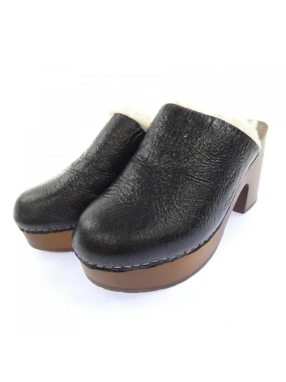 Chanel Clog Sandals Black